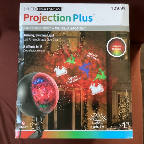 LED Light Show Projection Plus Kaleidoscope + Whirl-A-Motion - Picture 2 of 11